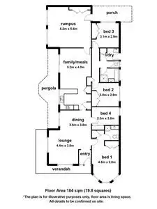 Floorplan of Homely house listing, 2 Tarrangower Place, Berwick VIC 3806