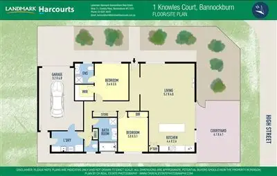 Floorplan of Homely house listing, 1 Knowles Court, Bannockburn VIC 3331