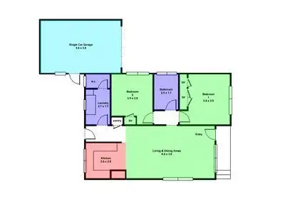 Floorplan of Homely unit listing, 5/8-10 Spencer Street, Canadian VIC 3350