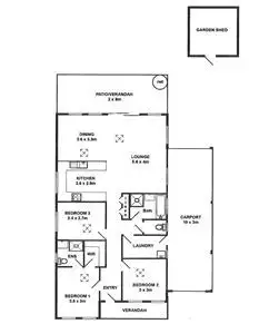 Floorplan of Homely house listing, 4 Craven Court, Happy Valley SA 5159