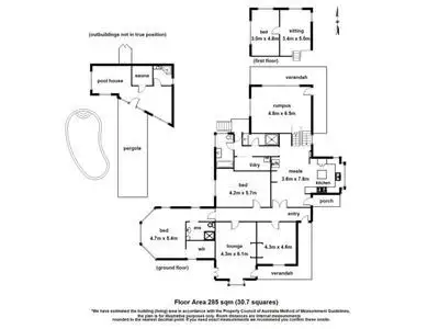 Floorplan of Homely house listing, 465 Beaconsfield Emerald Road, Guys Hill VIC 3807