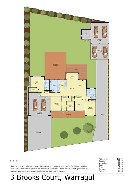 Floorplan of Homely house listing, 3 Brooks Court, Warragul VIC 3820