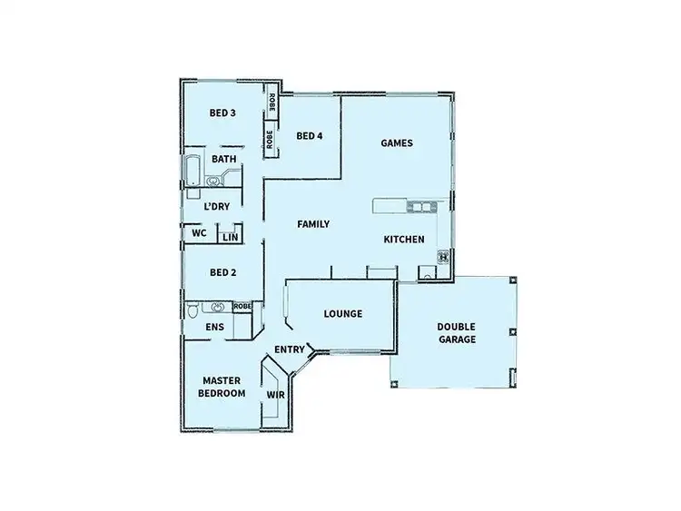 Floorplan of Homely house listing, 4 Alma Close, Coodanup WA 6210