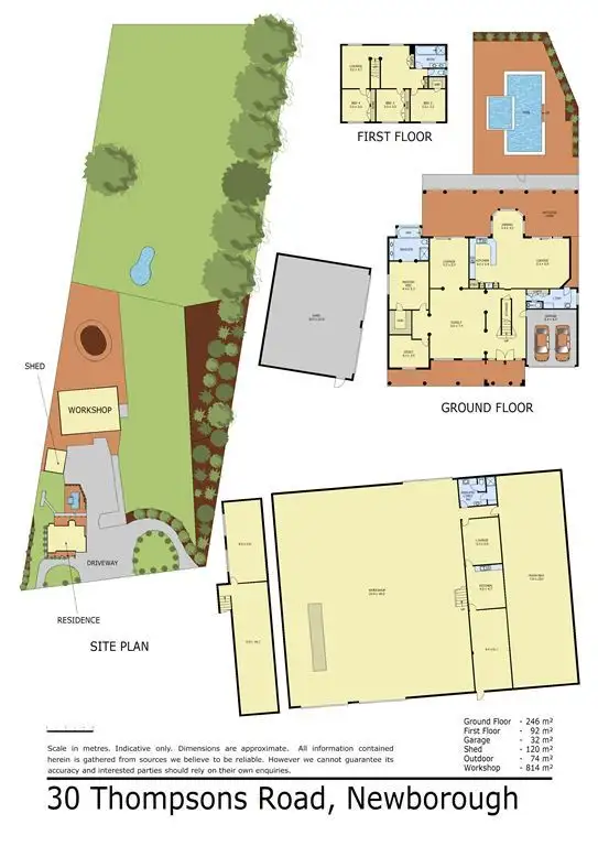 Floorplan of Homely house listing, 30 Thompson Road, Newborough VIC 3825