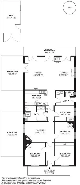 Floorplan of Homely house listing, 22 Richmond Avenue, Colonel Light Gardens SA 5041