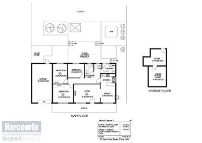 Floorplan of Homely house listing, 19 Sea View Road, Para Hills SA 5096