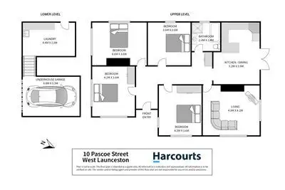 Floorplan of Homely house listing, 10 Pascoe Street, West Launceston TAS 7250