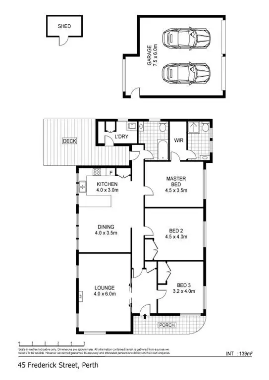 Floorplan of Homely house listing, 45 Frederick Street, Perth TAS 7300