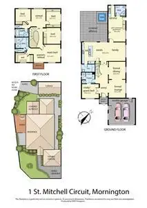 Floorplan of Homely house listing, 1 St. Mitchell Circuit, Mornington VIC 3931