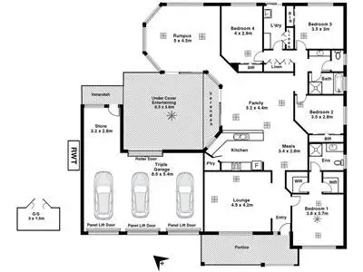 Floorplan of Homely house listing, 10 Star Lily Street, Craigburn Farm SA 5051