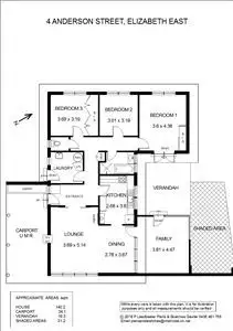 Floorplan of Homely house listing, 4 Anderson Street, Elizabeth East SA 5112