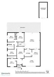 Floorplan of Homely house listing, 12 Kylie Crescent, Hillbank SA 5112