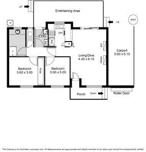 Floorplan of Homely unit listing, 34/24 Gardiner Street, Goolwa SA 5214