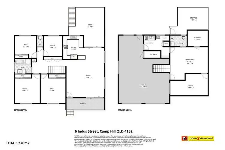 Floorplan of Homely house listing, 6 Indus Street, Camp Hill QLD 4152