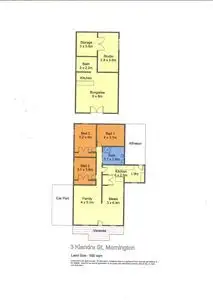 Floorplan of Homely house listing, 3 Kiandra Street, Mornington VIC 3931