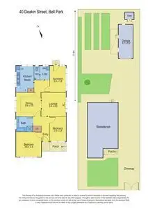 Floorplan of Homely house listing, 40 Deakin Street, Bell Park VIC 3215