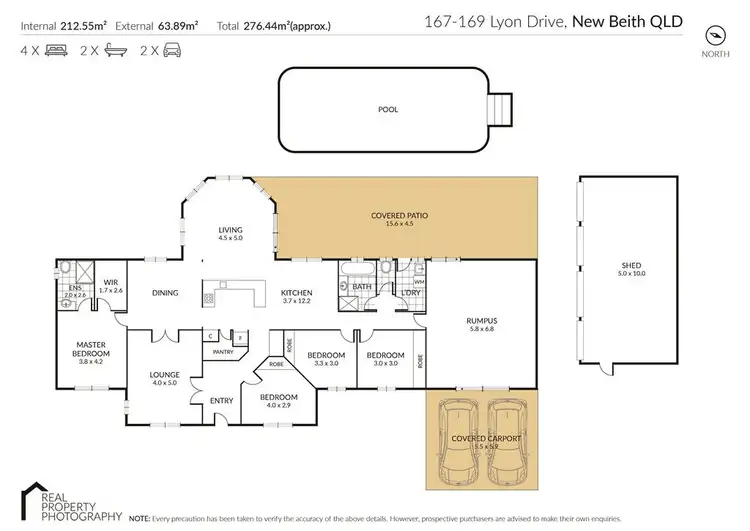 Floorplan of Homely rural property listing, 167-169 Lyon Drive, New Beith QLD 4124