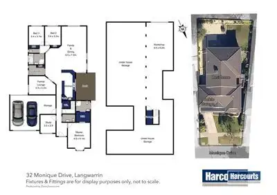 Floorplan of Homely house listing, 32 Monique Drive, Langwarrin VIC 3910
