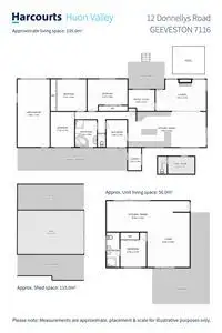 Floorplan of Homely house listing, 12 Donnellys Road, Geeveston TAS 7116