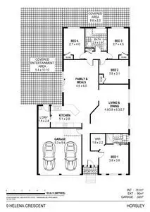 Floorplan of Homely house listing, 9 Helena Crescent, Horsley NSW 2530