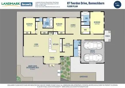 Floorplan of Homely house listing, 87 Yverdon Drv, Bannockburn VIC 3331