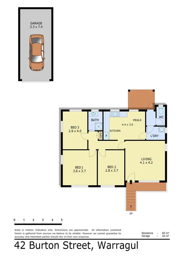 Floorplan of Homely house listing, 42 Burton Street, Warragul VIC 3820