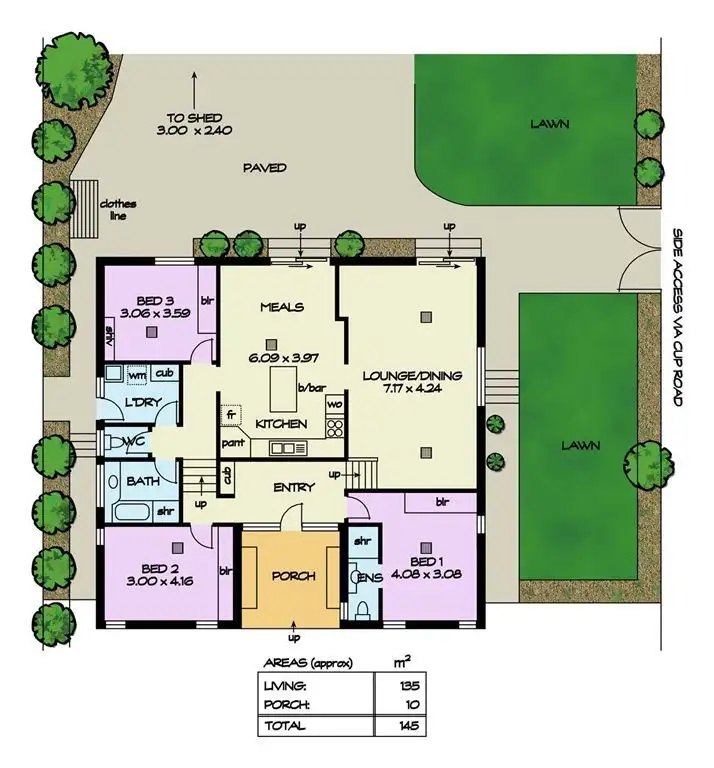 Floorplan of Homely house listing, 14 Courageous Avenue, Happy Valley SA 5159