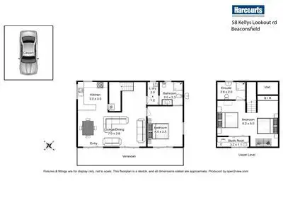 Floorplan of Homely house listing, 58 kellys lookout road, Beaconsfield TAS 7270