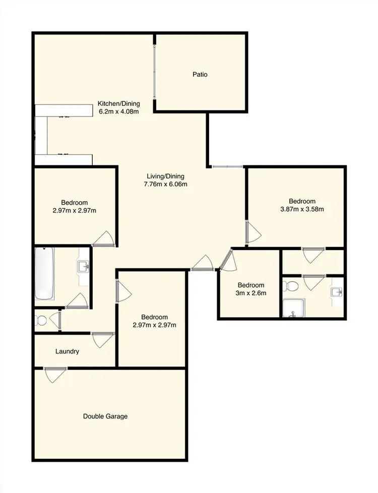 Floorplan of Homely house listing, 8 Charolais Crescent, Upper Kedron QLD 4055