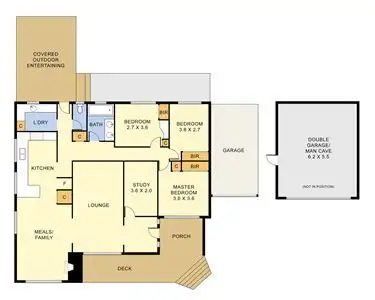 Floorplan of Homely house listing, 12 Taronga Crescent, Croydon VIC 3136