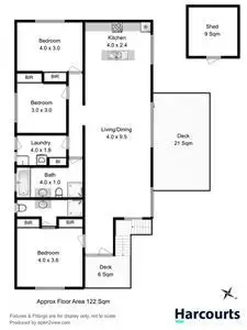 Floorplan of Homely house listing, 2 Lake Vue Parade, Midway Point TAS 7171