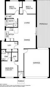 Floorplan of Homely house listing, 21 Calais Circuit, Cranbourne West VIC 3977