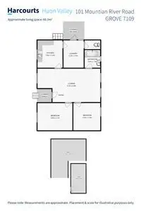 Floorplan of Homely house listing, 101 Mountain River Road, Grove TAS 7109