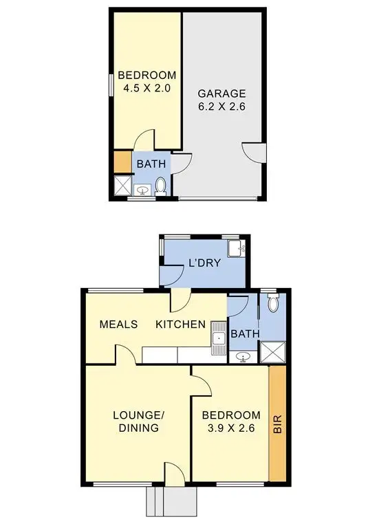 Floorplan of Homely unit listing, 3/35 Timewell Crescent, Boronia VIC 3155