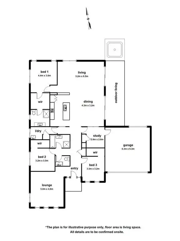 Floorplan of Homely house listing, 25 Mountain View Circuit, Beaconsfield VIC 3807