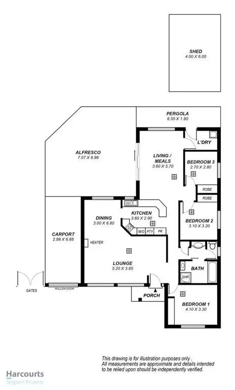 Floorplan of Homely house listing, 2 Lukin Avenue, Paralowie SA 5108