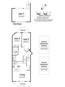 Floorplan of Homely apartment listing, 18/11-19 Hewish Road, Croydon VIC 3136