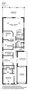 Floorplan of Homely house listing, 66 Collins Street, Clearview SA 5085