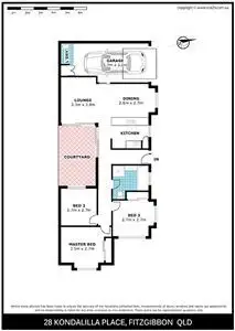 Floorplan of Homely house listing, 28 Kondalilla Place, Fitzgibbon QLD 4018