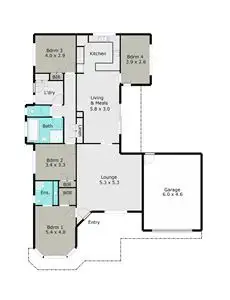 Floorplan of Homely house listing, 19 Caddy Drive, Creswick VIC 3363