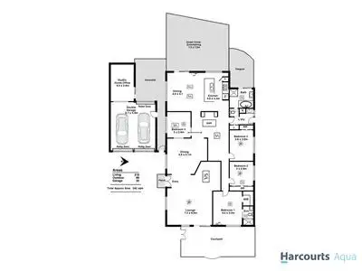 Floorplan of Homely house listing, 2 Nareeda Way, West Lakes SA 5021