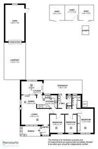 Floorplan of Homely house listing, 109 Halsey Road, Elizabeth East SA 5112