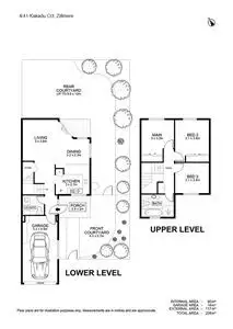 Floorplan of Homely townhouse listing, 4/41 Kakadu Circuit, Zillmere QLD 4034
