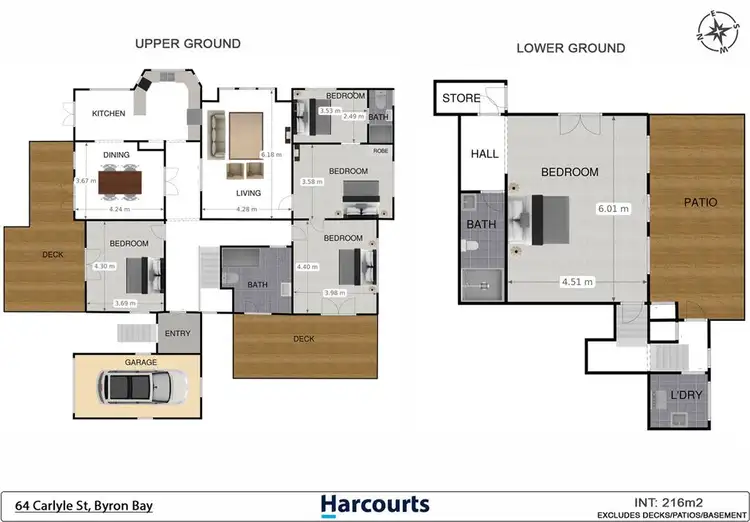 Floorplan of Homely house listing, 64 Carlyle Street, Byron Bay NSW 2481