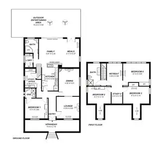 Floorplan of Homely house listing, 6 Seaton Avenue, Hazelwood Park SA 5066