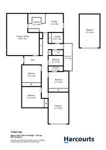 Floorplan of Homely house listing, 14 Nell Crescent, Ulverstone TAS 7315