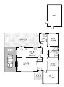 Floorplan of Homely house listing, 3 Beltana Street, Flinders Park SA 5025