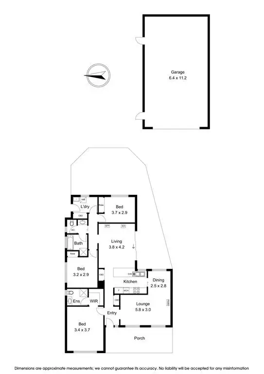 Floorplan of Homely house listing, 14 Rebecca Court, Wantirna South VIC 3152