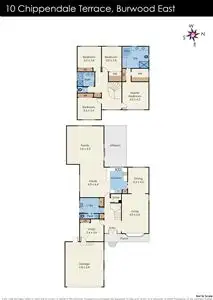 Floorplan of Homely house listing, 10 Chippendale Terrace, Burwood East VIC 3151