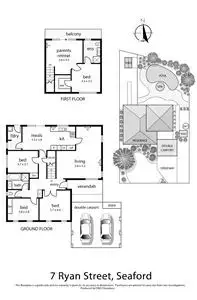 Floorplan of Homely house listing, 7 Ryan Street, Seaford VIC 3198